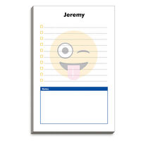 Emoji Silly Face Lined Notepads