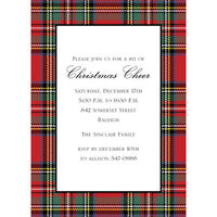 Tartan Plaid Invitations
