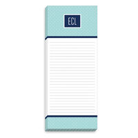 Light Blue Dot Skinny Notepads