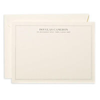 Ecruwhite Large Correspondence Card with Frame