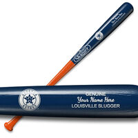 The Official Personalized Louisville Slugger with Houston Astros Logo