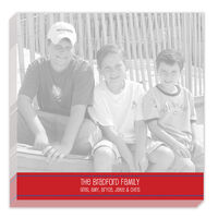 Red Band Photo Notepad