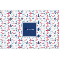 Blue Happy Anchors Placemats