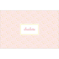 Pink Twinkle Stars Placemats