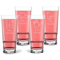 Personalized Tritan Acrylic Highball Set - Spring Collection