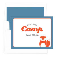 Blue Fox Camp Foldover Note Cards