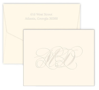 Banbury Embossed Foldover Note Cards