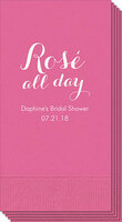Script Rosé All Day Guest Towels