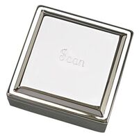 Personalized Square Jewelry Box