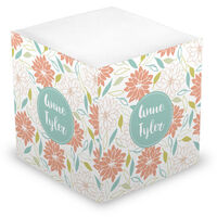Spring Blooms Sticky Memo Cube