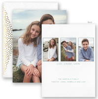 Contemporary Multi Photo Holiday Cards