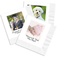 Design Your Own Full Color Photo Napkins