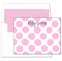 Pink Dot Flat Note Cards