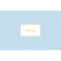Light Blue Twinkle Stars Placemats