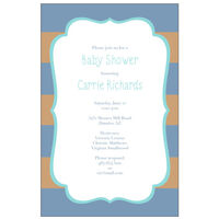 Fun Stripes Invitations