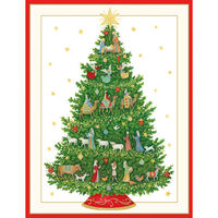 Nativity Tree Holiday Cards