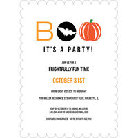 Boo Halloween Invitations
