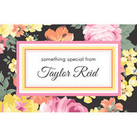 Elegant Spring Garden Flat Gift Enclosures