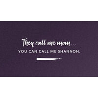 They Call Me Mom Double Sided Shimmer Contact Cards