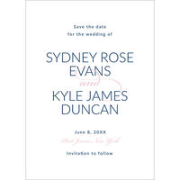 Flourish Save the Date Cards