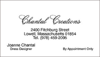 Chantal Business Cards
