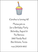 Birthday Cupcake Invitations