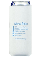 Mom's Rules Wash Your Hands Collapsible Slim Huggers