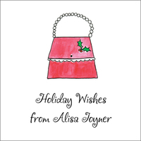 Holiday Handbag Stickers