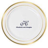 Virgil Premium Banded Plastic Plates