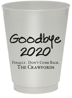 Studio Goodbye 2020 Colored Shatterproof Cups
