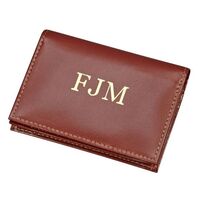 Brown Leather Expanding Card Case