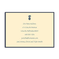 Navy Border Moving Note Cards