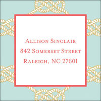 Nautical Knot Sea Address Labels