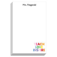 Teach Love Inspire Chunky Notepad