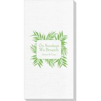 Palm Leaf Frame Deville Guest Towels