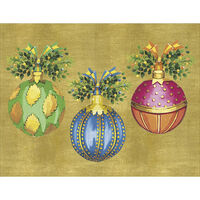 Ornaments and Greenery Holiday Cards