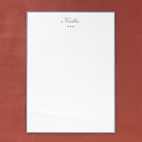 Periwinkle Bordered Lettersheets