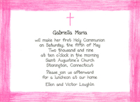 Special Blessings Girl First Communion Invitations