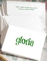Gaiety Foldover Note Cards